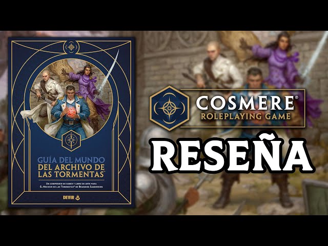 Vídeo relacionado con Devir - Guía del mundo de Archivo de las Tormentas (Brandon Sanderson) – Libro arte y referencia para rol en el Cosmere (ARTOGUIASP)