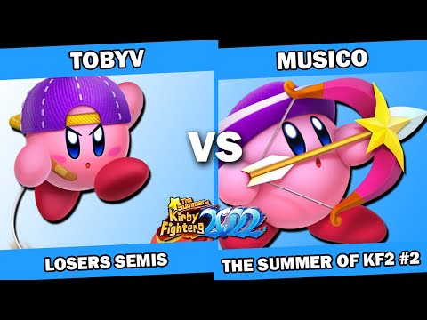 Tobyv (Wrestler/Yo-Yo) vs Musico (Archer) - Kirby Fighters 2 Tournament - Summer of KF2022 Week 2