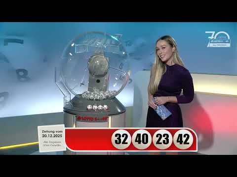 LOTTO 6aus49-Gewinnzahlen von Samstag, 20.12.2025
