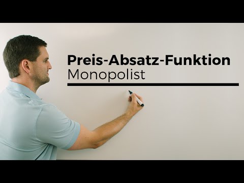 Preis-Absatz-Funkion Monopolist Teil 1 | Mathe by Daniel Jung