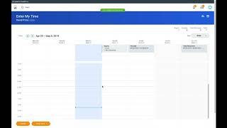 Entering Time Non exempt Hourly Employee