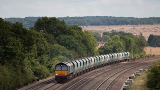 preview picture of video 'DRS 66415 at Cholsey 07-August-2014'