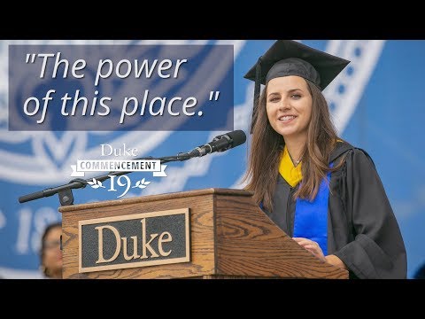 Leah Rosen: "The Power of This Place" I Duke University 2019 Commencement Student Speaker