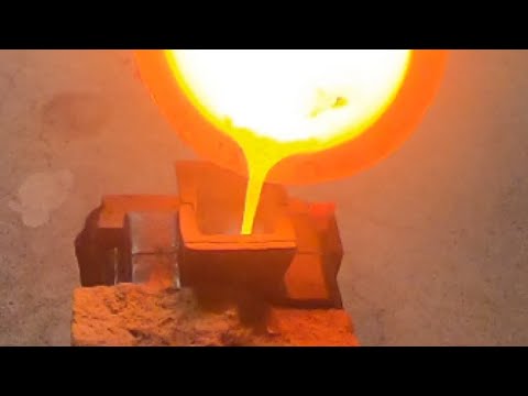 Casting a brass cannon