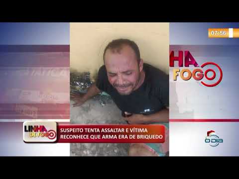 LINHA DE FOGO (20 12) SUSPEITO TENTA ASSALTAR E VíTIMA RECONHECE QUE ARMA ERA DE BRIQUEDO