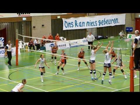 20-04-2013 20:00   Sliedrecht Sport dames 1  tegen VC Sneek