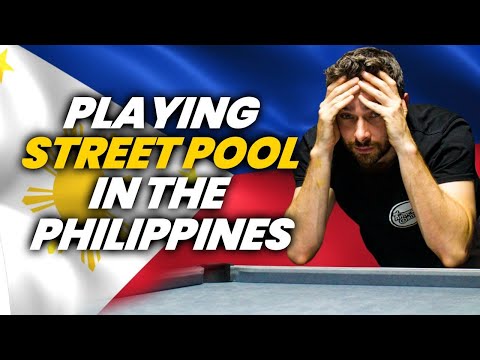 Playing Pool On The Streets Of The Philippines: Unexpected Reactions!