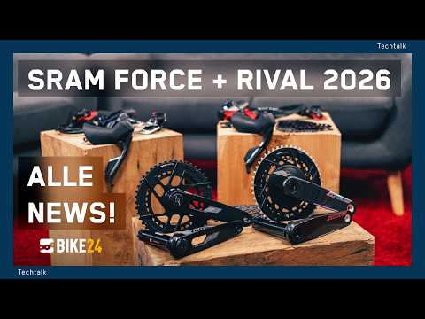 SRAM Force & Rival AXS 2x12 2026 – Road-Schaltgruppen im Vergleich | Was ist neu?