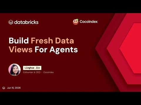 Watch: Build Fresh Data View for Agents