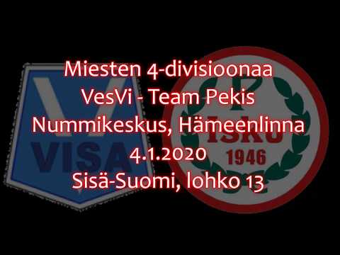 VesVi - Team Pekis | Nummikeskus. Hämeenlinna 4.1.2020 | Miesten 4-divisioona