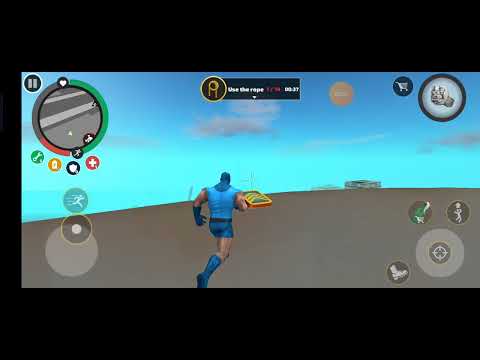 how to use  glider in rope Hero vice town