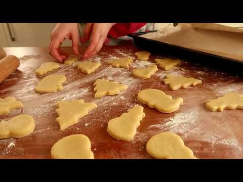 Weihnachtsplätzchen / Bredele Rezept / Butterbredele / Shortbread-Kekse 👍🔝🎄