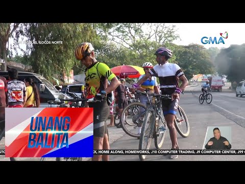 Ilang senior citizen, sumabak sa bike race UB