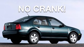 Volkswagen Mk4 NO CRANK diagnostic - Golf, Jetta, Beetle