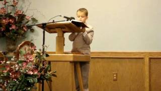 D's 1st Bible reading
