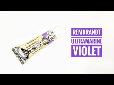 Rembrandt Ultramarine Violet Watercolor