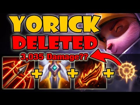 Teemo vs Yorick - The POWER Of Teemo STEALTH! COUNTER Yorick EASY! S9 Ranked Gameplay (Season 9)