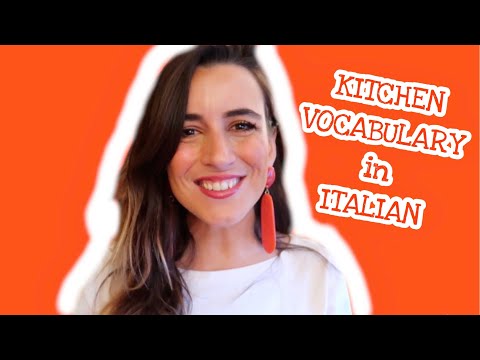 KITCHEN VOCABULARY in Italian | Describe some pictures with me!