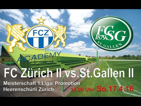 17.4.16  FCZ II vs St Gallen II Best Off Video HD
