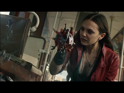 Wanda "Elizabeth Olsen" Rips Out Ultron's Heart | 60FPS | Avengers 2 - Age of Ultron 2015