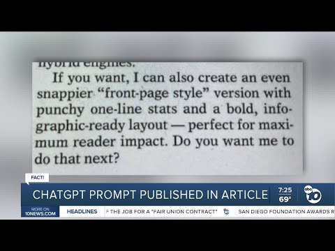 Oops Newspaper Caught Using Chatgpt
