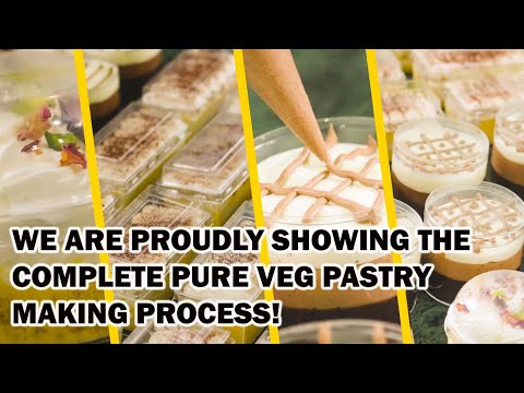 🥐 Pure Veg Pastry Making Process | Nandan Bakery 🍰