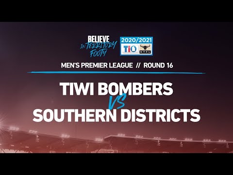 2020/21 TIO NTFL Men’s Premier League – Round 16: Tiwi Bombers vs Southern Districts