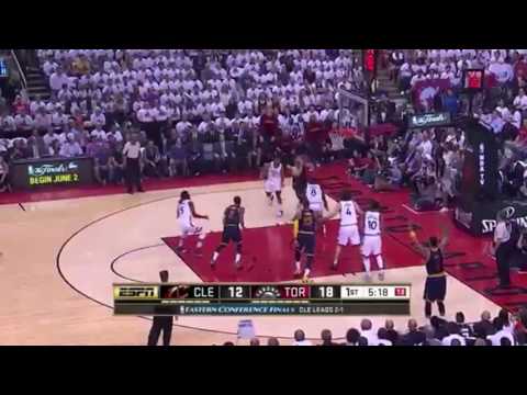 Cleveland Cavaliers vs Toronto Raptors - Game 4 - 1st Half Highlights  May 23, 2016  NBA Playoffs