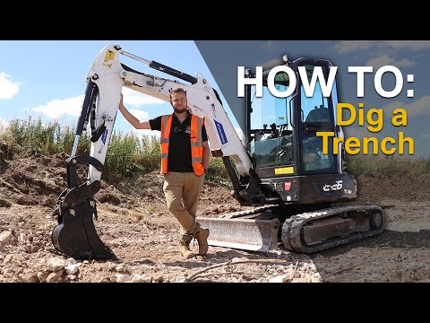 HOW TO: Dig a Trench with an Excavator