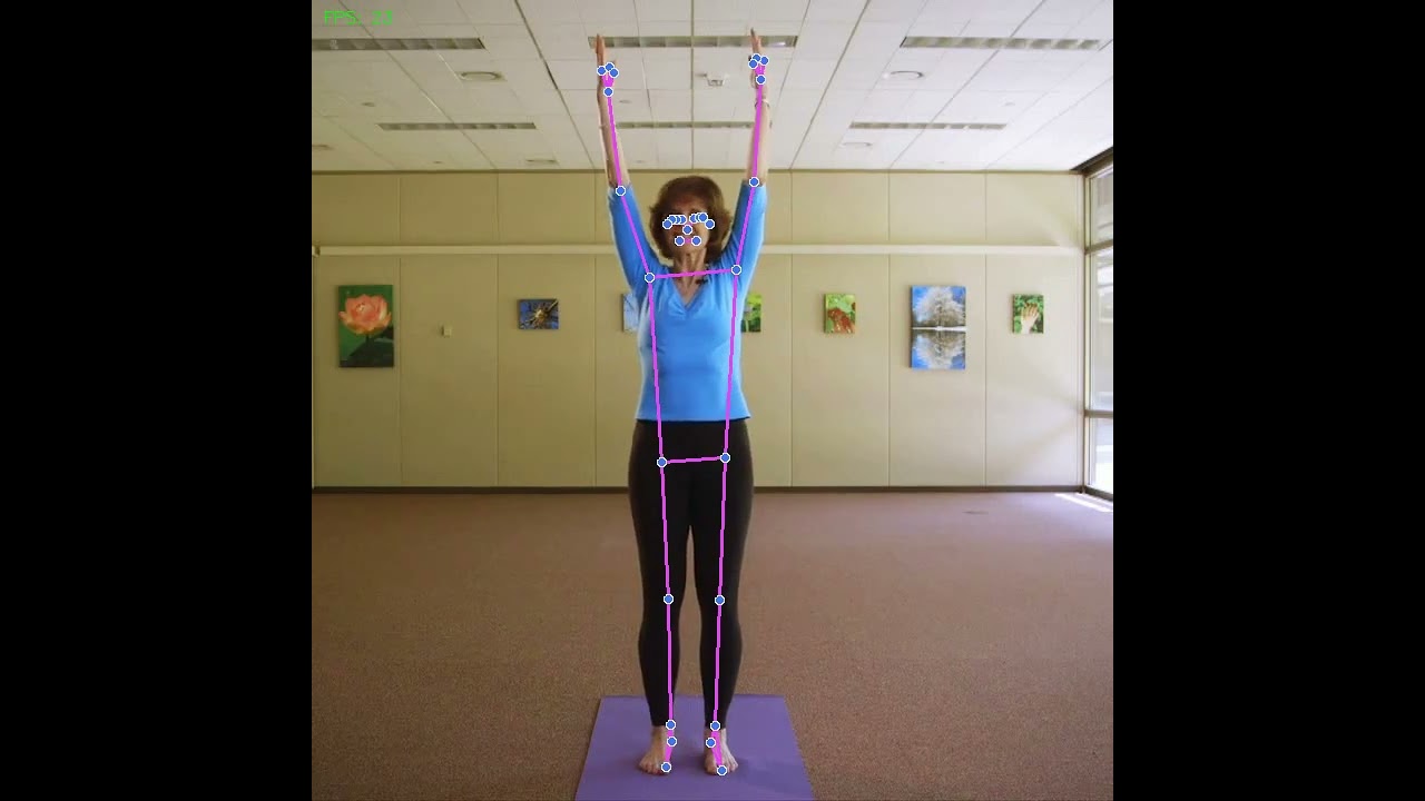 Human Pose Estimation using google MediaPipe