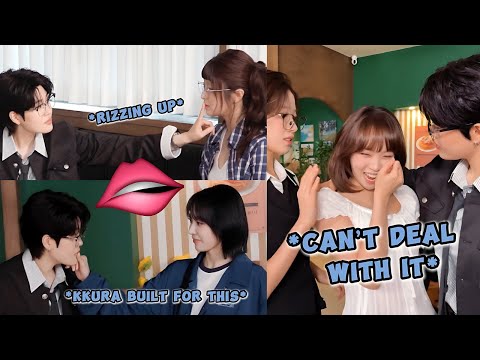 EUNCHAE and CHAEWON couldn’t handle all the flirting around them (for 5 minutes!) 😆