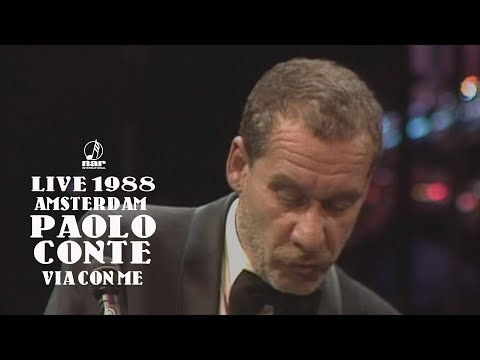 Paolo Conte - Via con me (Nel cuore di Amsterdam Live 1988 - Official Video HD)