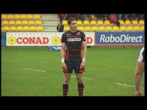 Carl Bezuidenhout opening Penalty - Zebre v Edinburgh Rugby 19th April 2014