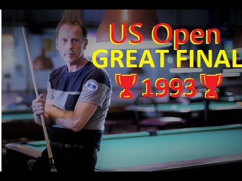 MUST SEE! E.Strickland -vs-T.Ellin GREAT FINAL 🏆1993🏆 US Open 9 Champ (remastering) ●#RetroPoolGame●