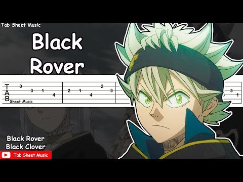 Black Clover OP 3 - Black Rover Guitar Tutorial Video