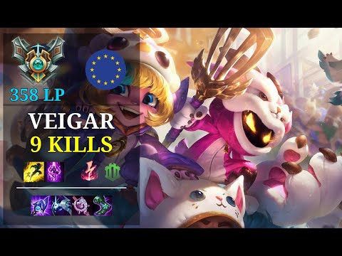 Veigar Top vs Gragas - 9 kills - Djswagpants EUW Grandmaster (358 LP) Patch 11.5