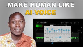 How To Edit AI Voice To Sound Realistic  - Human Touch || 4 Steps for Beginners