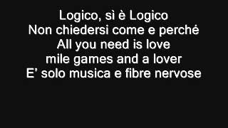 Cesare Cremonini Feat. Cryx - Logico#1 [Cover + Lyrics]