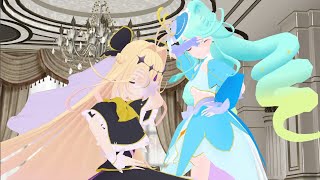 【MMD名探偵プリキュア】キュアアルカナ・シャドウ＆キュアエクレールで”疑心暗鬼”。