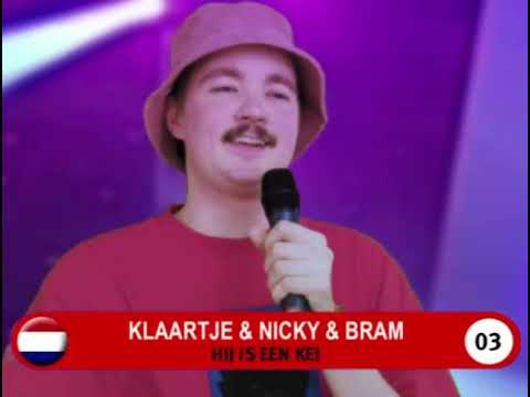 Bram krikke in de finale van het Junior Songfestival 2004!😂