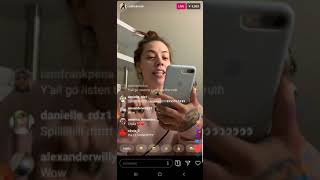 Salice rose goes live about her ex lying.