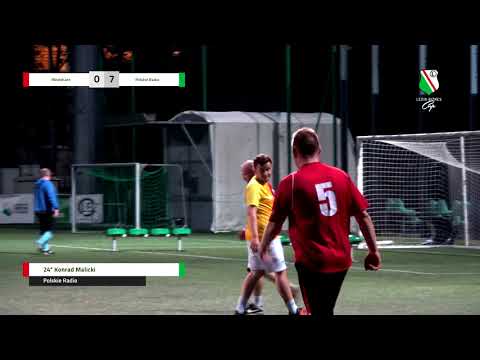 Skrót meczu 9 kolejki. Mindshare - Polskie Radio (Legia Biznes Cup Wiosna 2018)