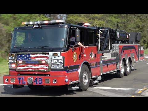 Valhalla FD *NEW* Tower Ladder 49, Engine 84, & Rescue 9 Responding