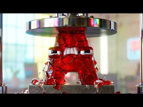 Ultimate Alphabet Lore Jelly Physics Showcase with Hydraulic Press