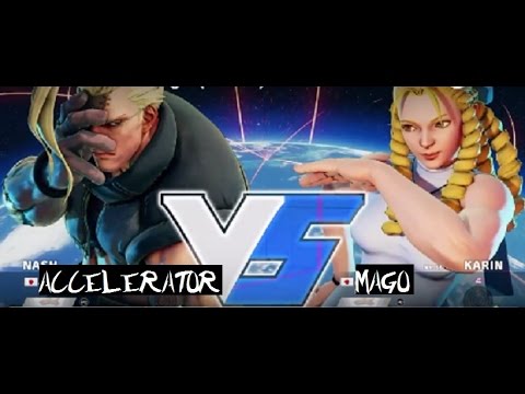 SF5 / V - MCZ Mago ( Karin ) vs AcceleratorXiv ( Nash ) - Ranked Match ! 【 スト５ 】