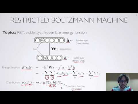 Neural networks [5.1] : Restricted Boltzmann machine - definition