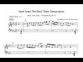 Hank Jones "Dat Dere" Piano Transcription