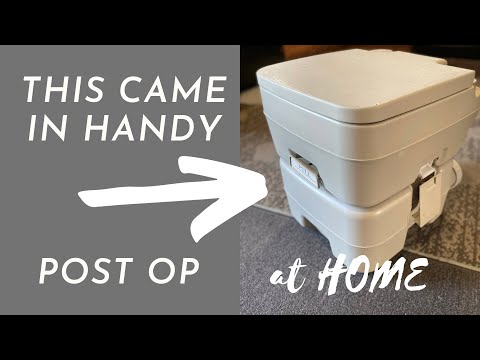 Home Use Camp Porta Potty | IBD | Ostomate Mobility Challenges