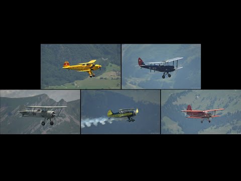 OldtimAIR Flugparade Stanserhorn 2022 - Bücker, Gipsy Moth, Stearman, Rombach, Antonov AN-2