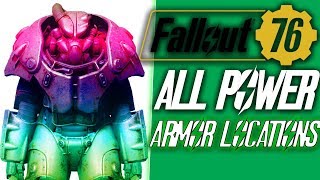 Fallout 76 ALL POWER ARMOR LOCATIONS | fallout 76 all low level power armor locations